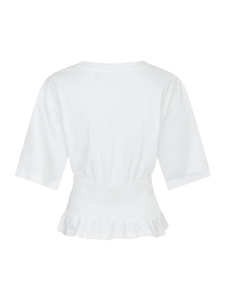 DRAY BOXY SMOCK TEE  White