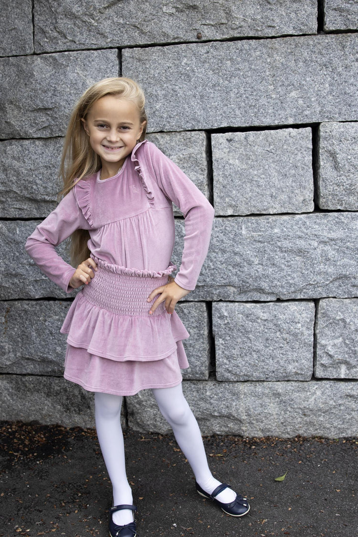 Hermine velour skirt  Blush Rose