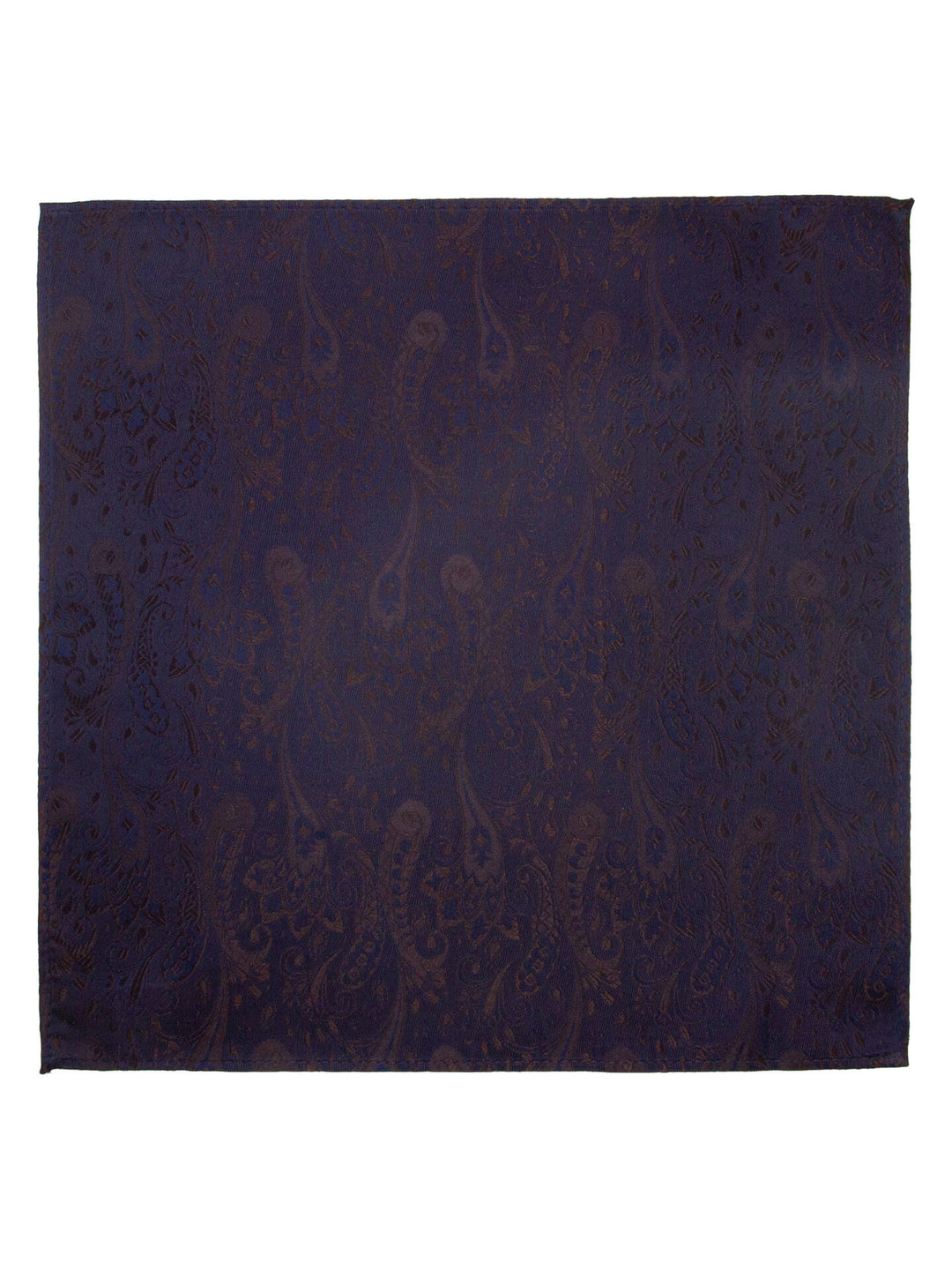 Santi silkeslips+lommetørkle paisley  Coffee