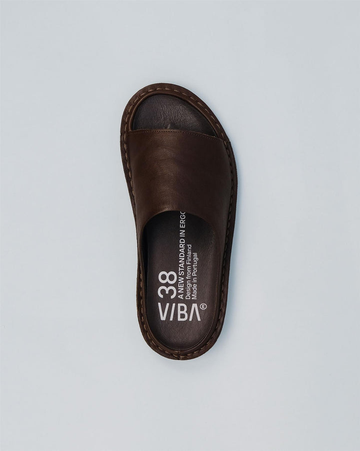 Saint Tropez leather  Cocoa Brown