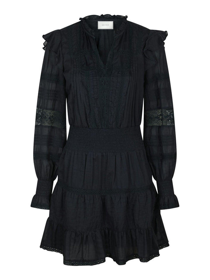 ARAN  S VOILE DRESS  Navy