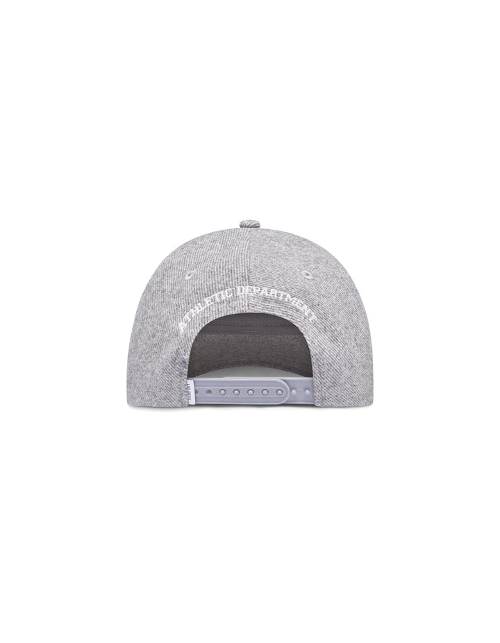 Les Deux Wool Baseball Cap  Grey Melange