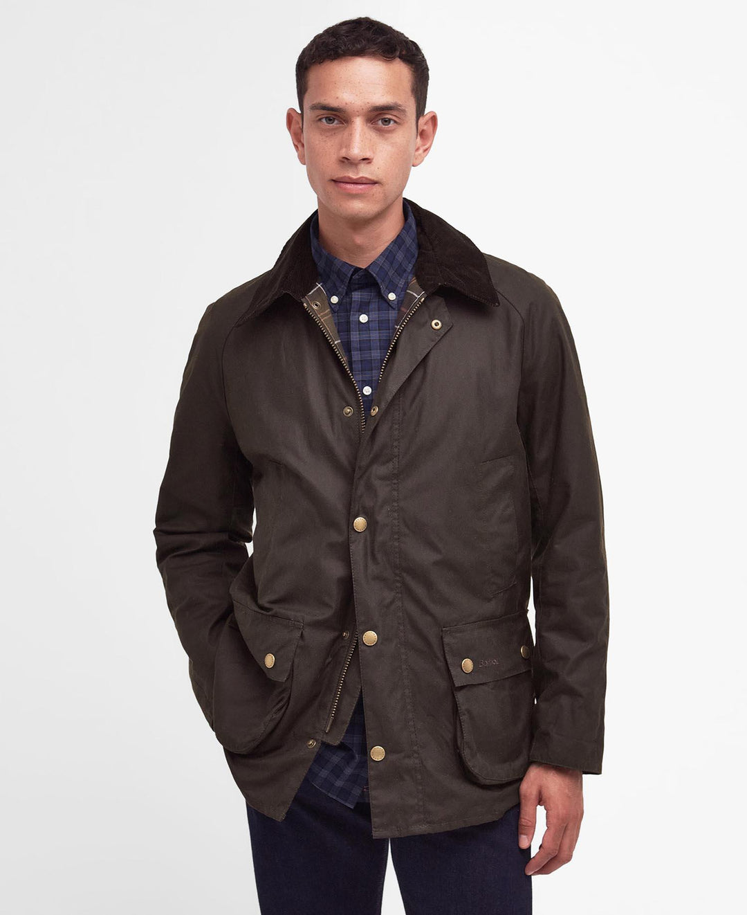 Ashby Wax Jacket  Olive