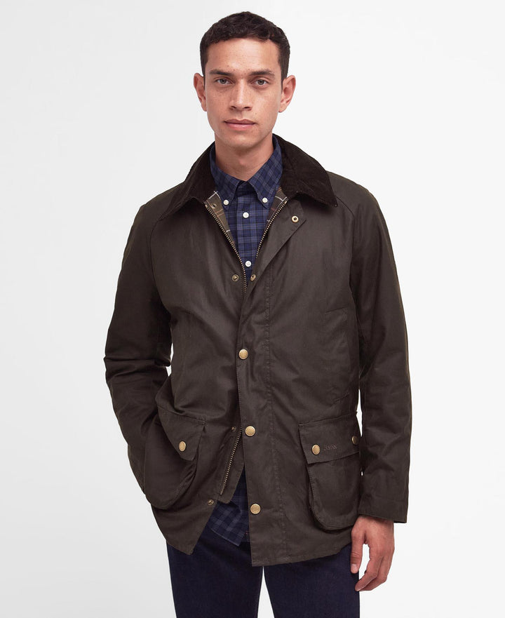 Ashby Wax Jacket  Olive