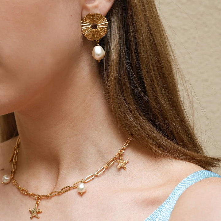 VASSIA PEARL EARRINGS