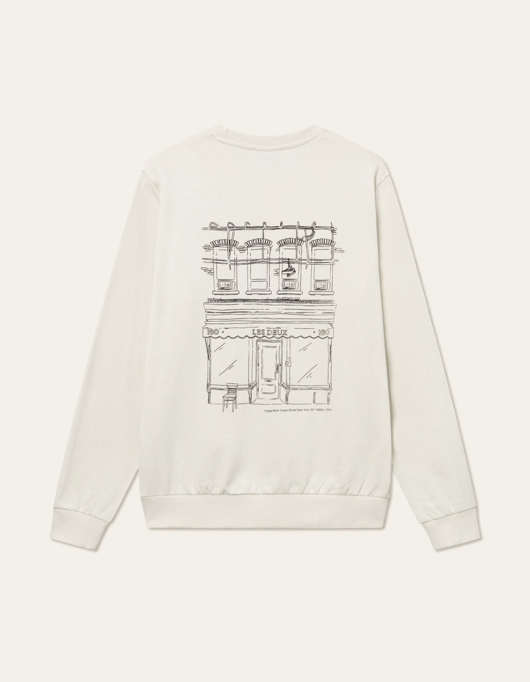 Neighborhood Sweatshirt  Ivory/Black