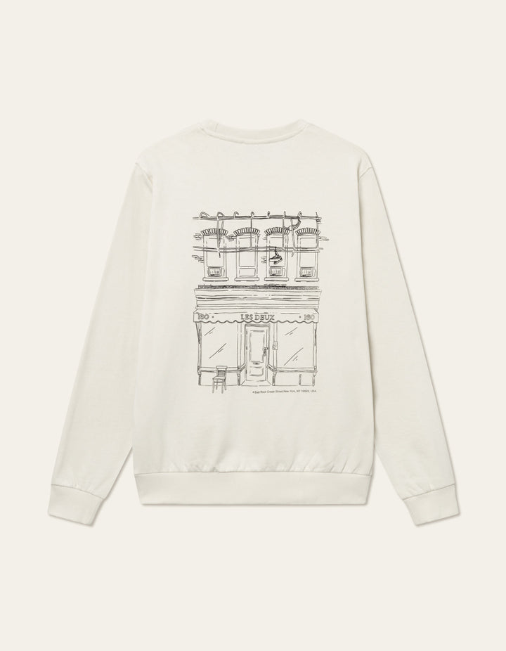 Neighborhood Sweatshirt  Ivory/Black