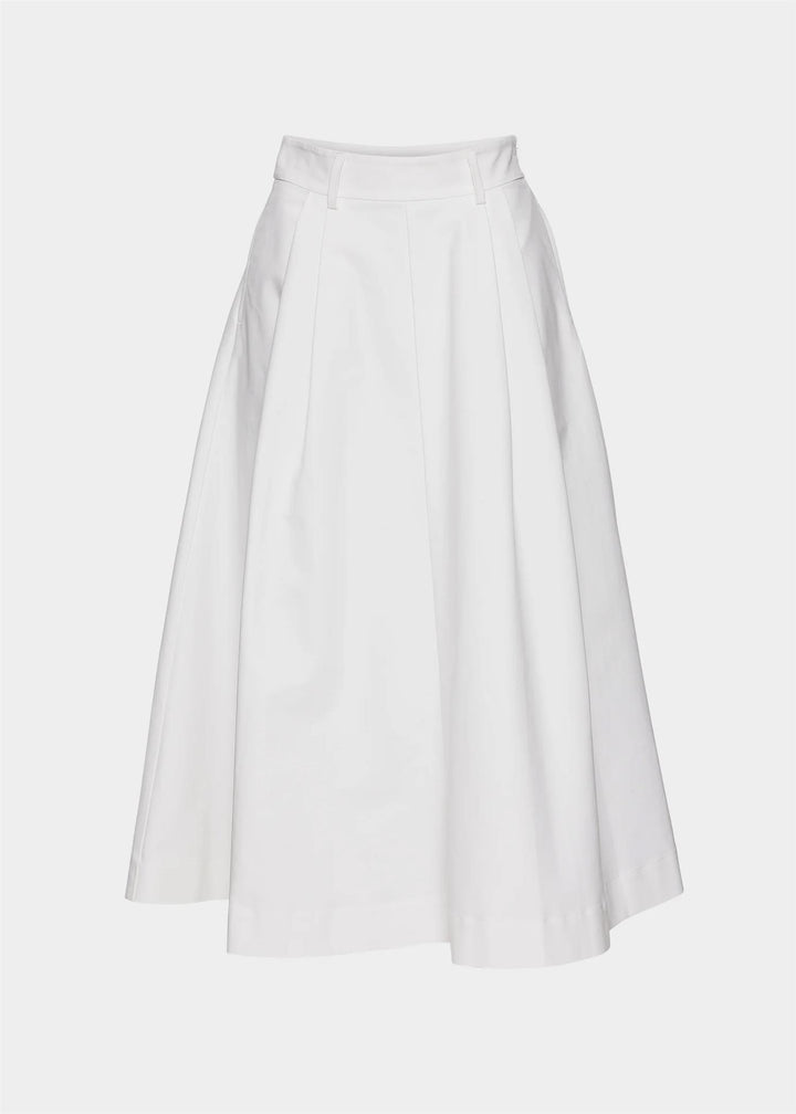 Anna Cotton Skirt  White