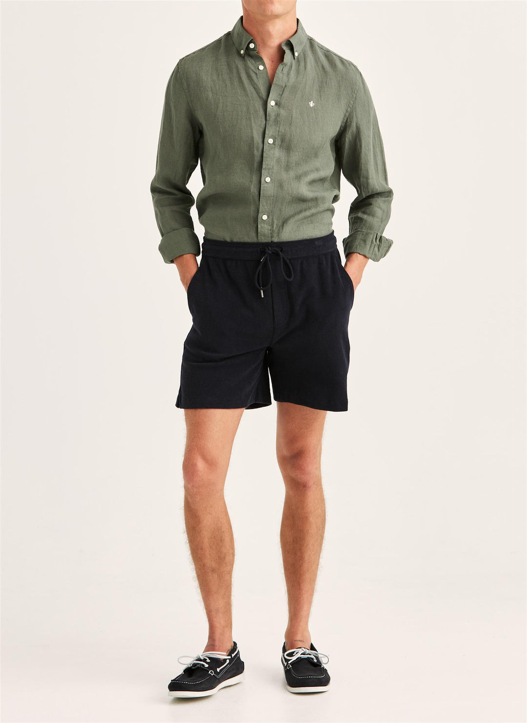Delon Terry Shorts  Old Blue