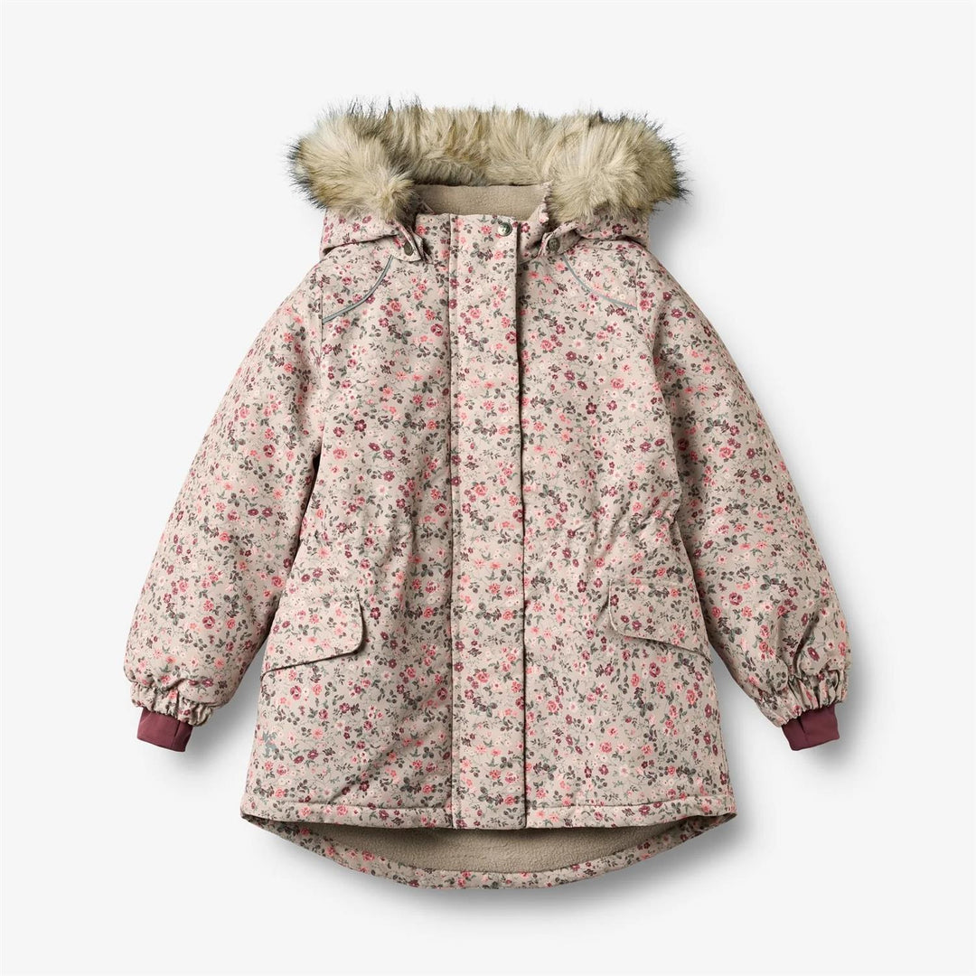 Jacket Mathilde  Grey Moon Flowers