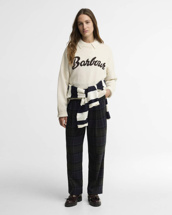 Barbour Ivybridge Knit  Ecru