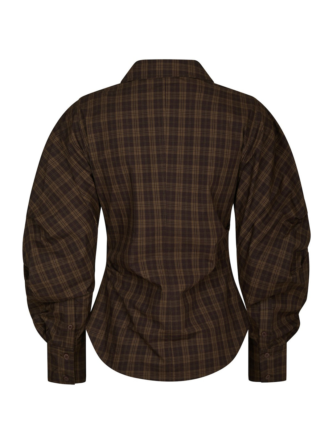 Neoella Check Shirt  Dark Brown