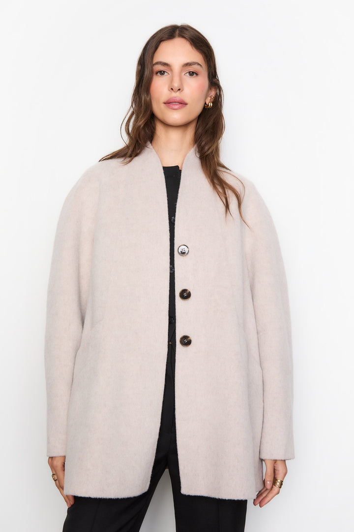 Magaret Jacket  Greige Melange