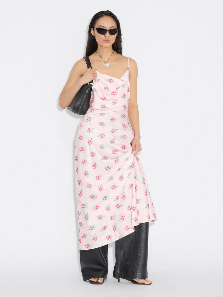 Eila Print Dress  Lt. Pink Mix