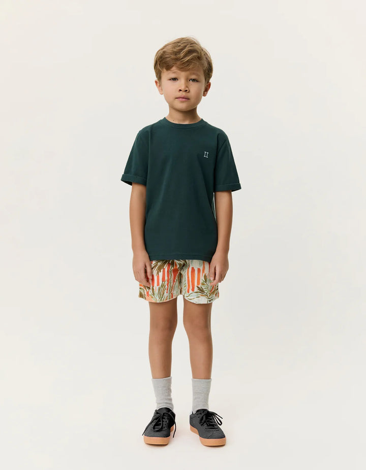 Core Contrast T-Shirt KIDS  Pine Green