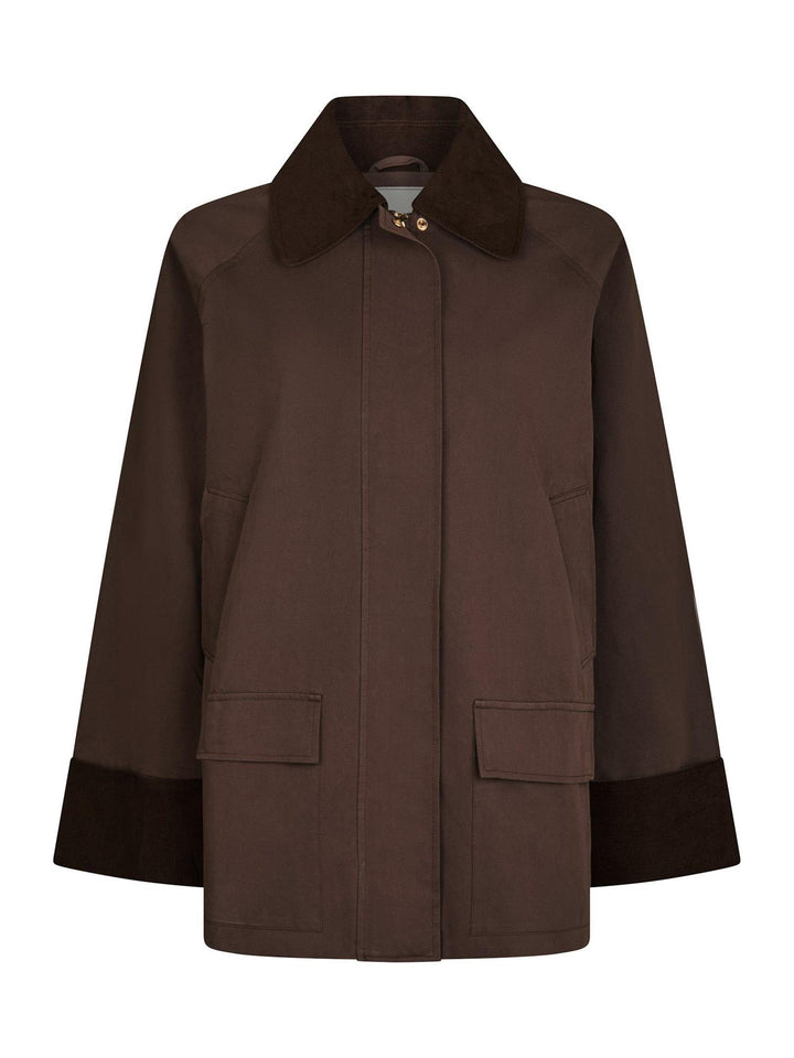 Anastacia Cord Jacket  Brown