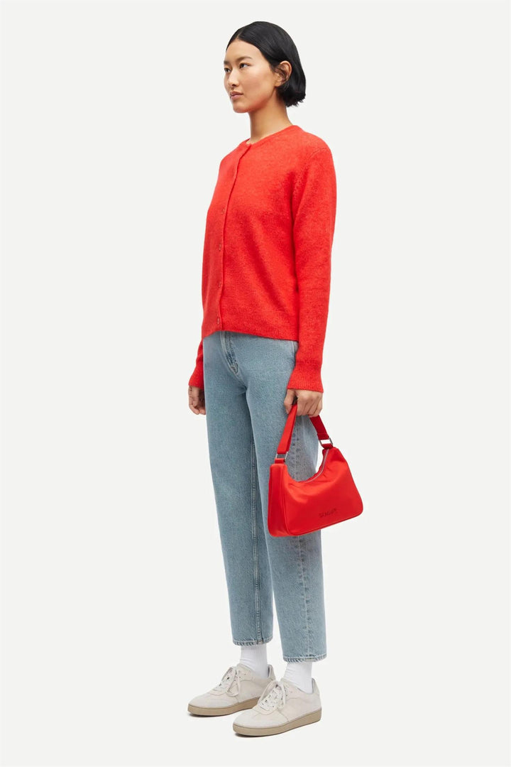 NOR SHORT CARDIGAN 7355  Flame Scarlet