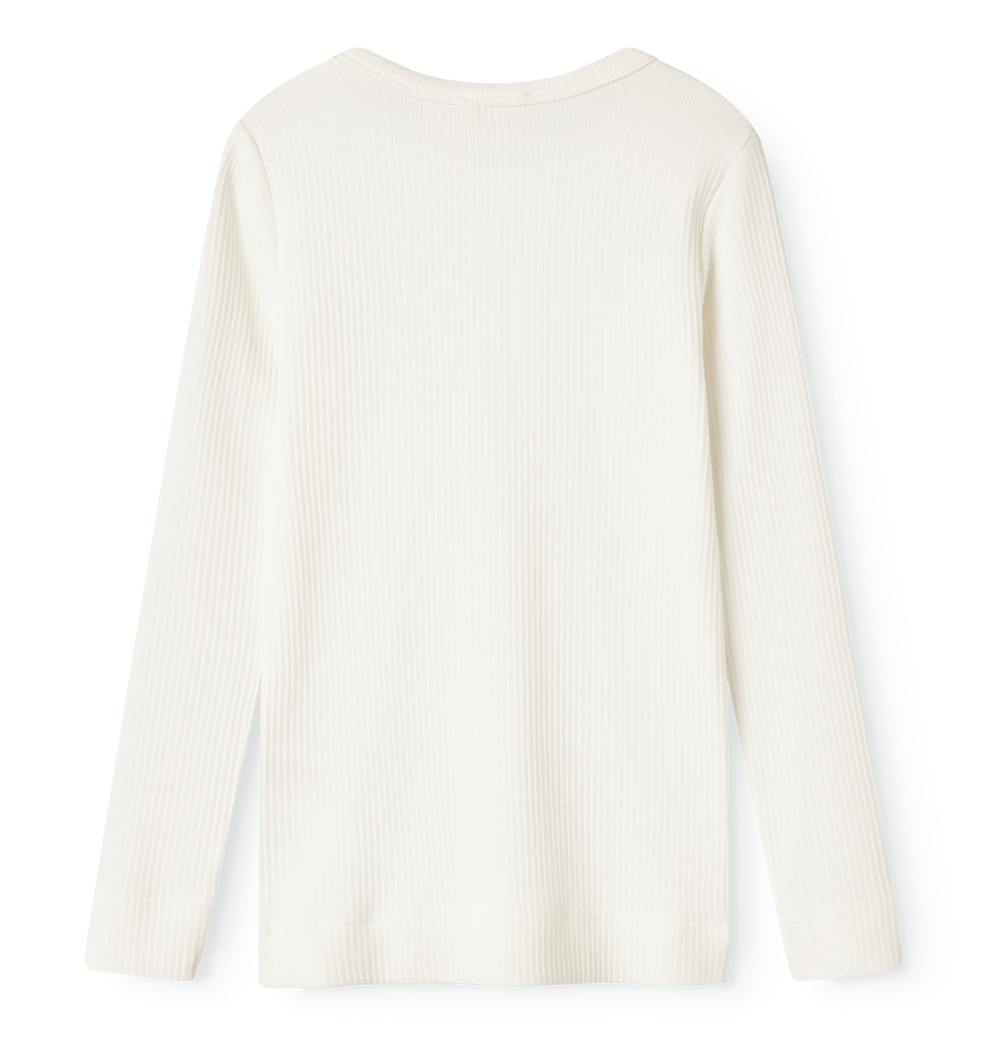 Tee LS  Gentle White