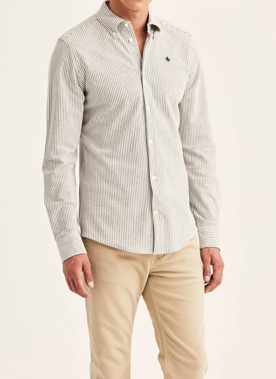 Camden Piqué Shirt  Brown