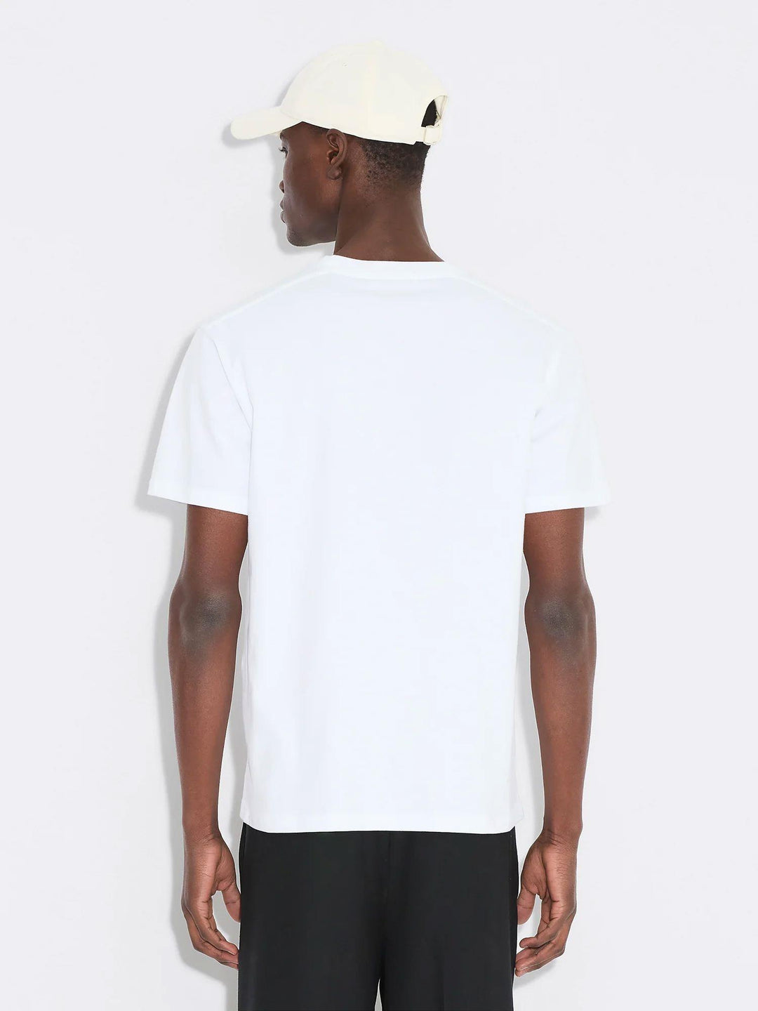 Tucker Embroidery Tee  White