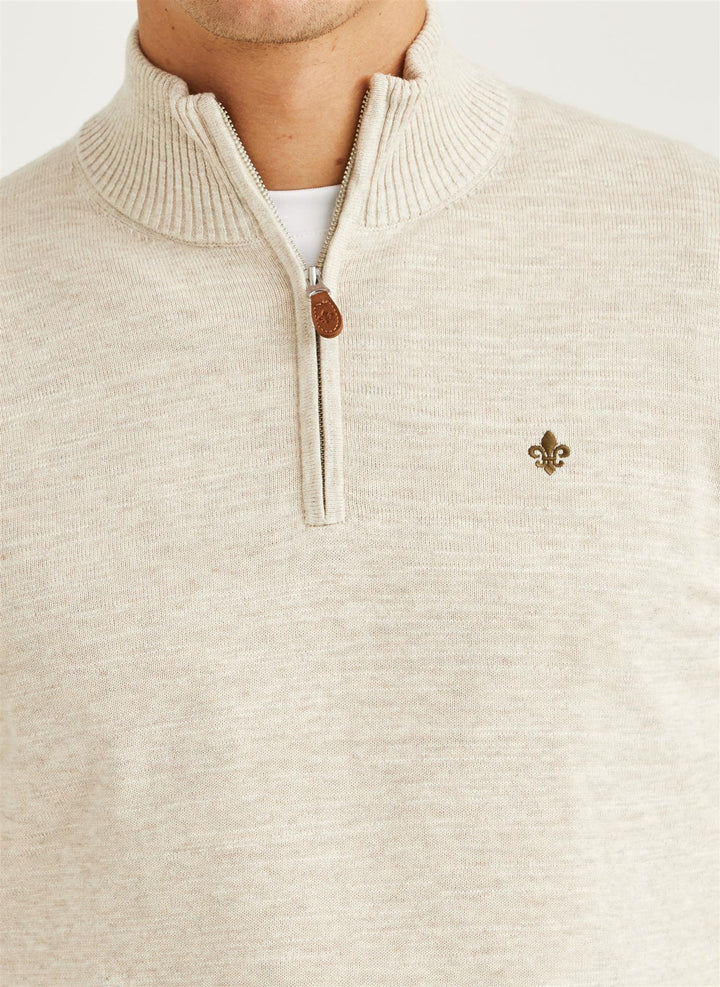 Randall Half Zip  Khaki