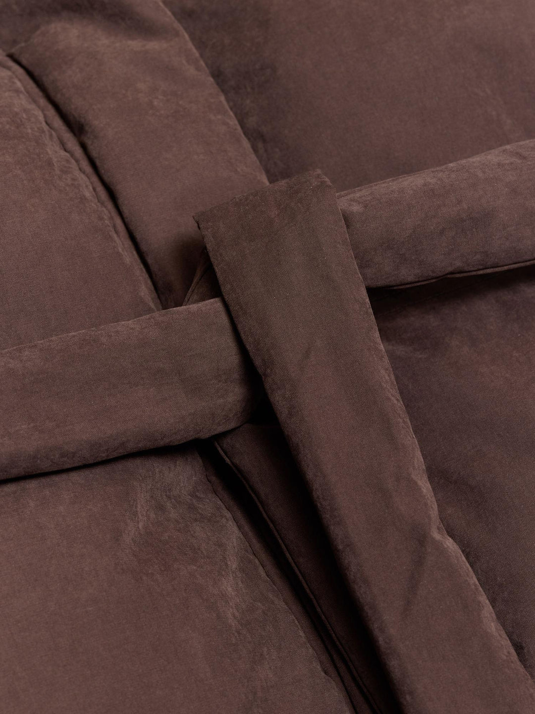 Steilia Brushed Down Coat  Brown