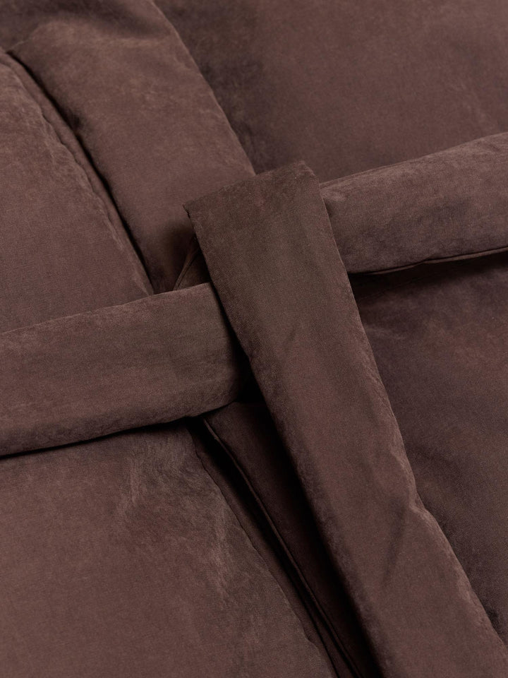 Steilia Brushed Down Coat  Brown