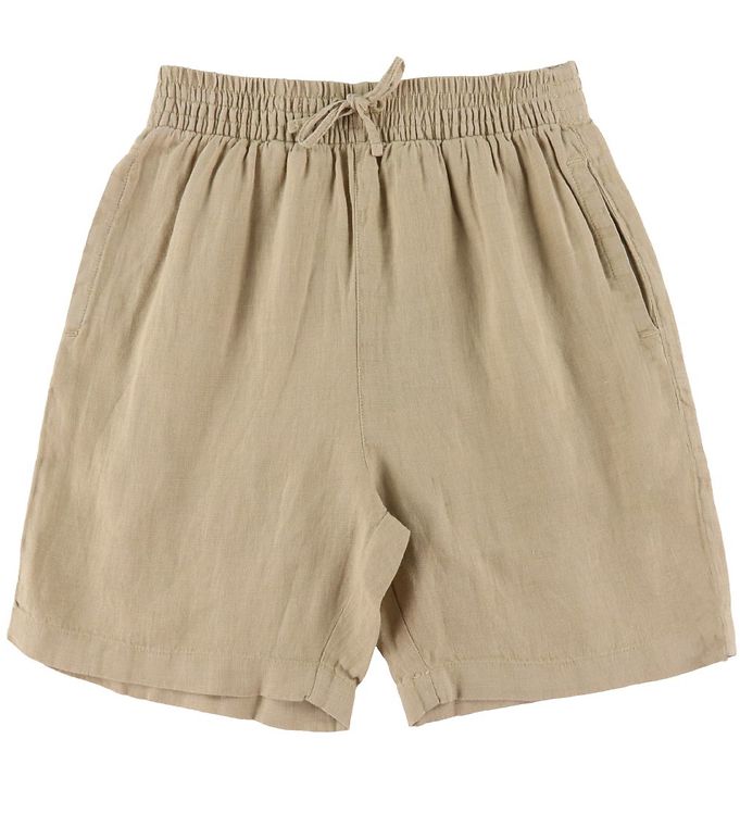 RELAXED LINEN SHORTS  Dry Sand