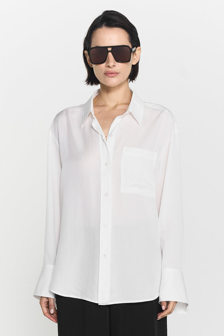 Kiara Fluid Shirt  Ivory