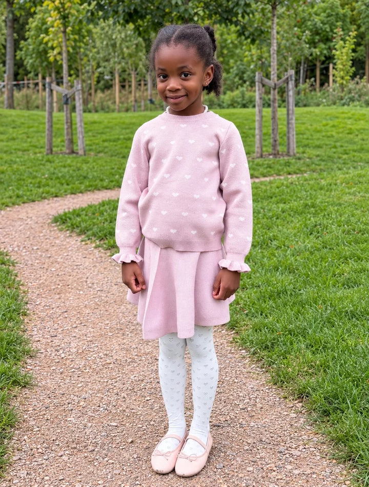 Lani strikket Genser  Soft Pink