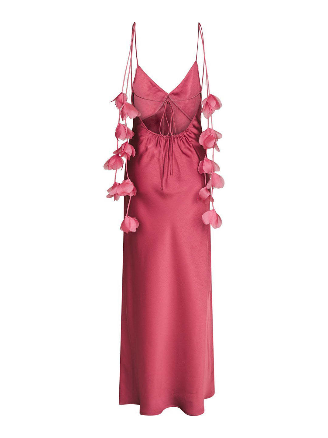 Colly Heavy Sateen Dress  Cherry Pink