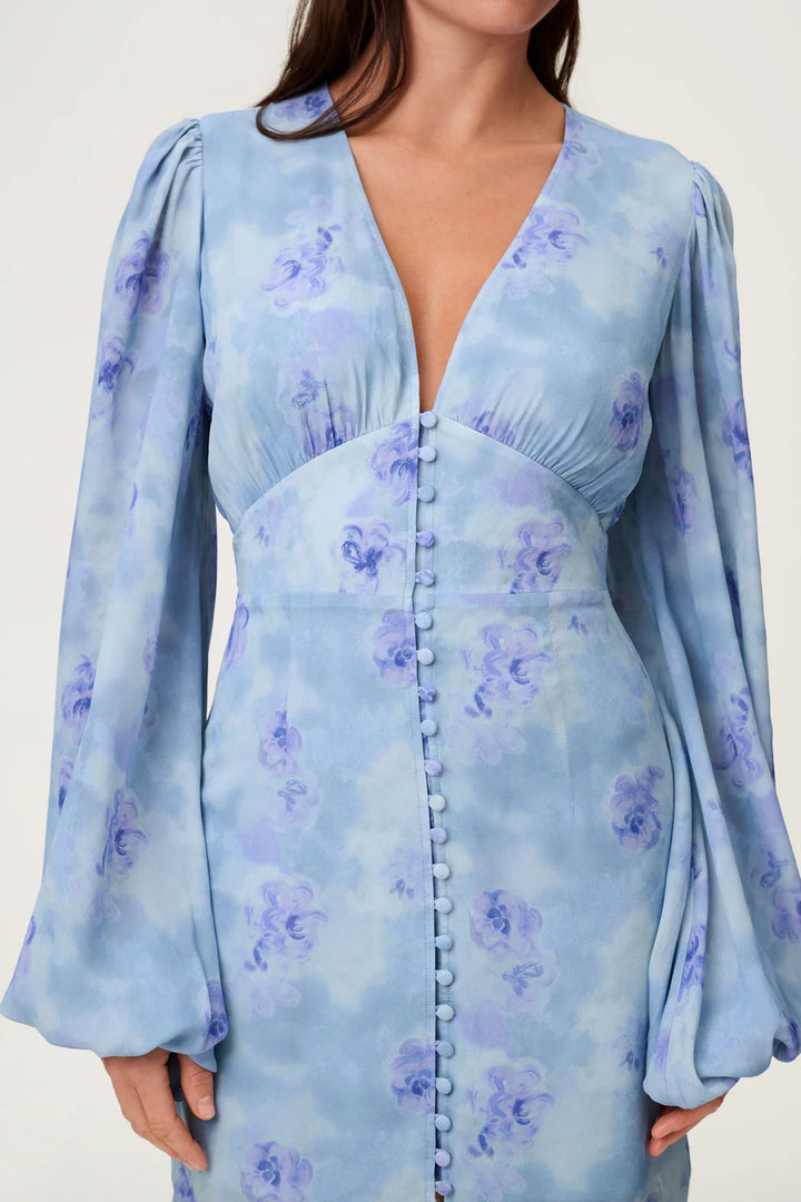 Florence Mini Dress  Pale Blue