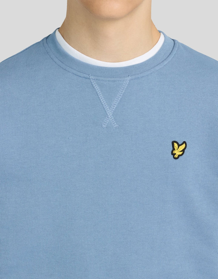 Crew Neck Sweatshirt  Power Blue