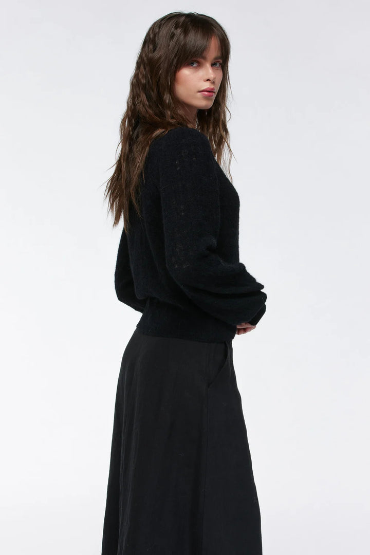 ANETTE CARDIGAN  Sort