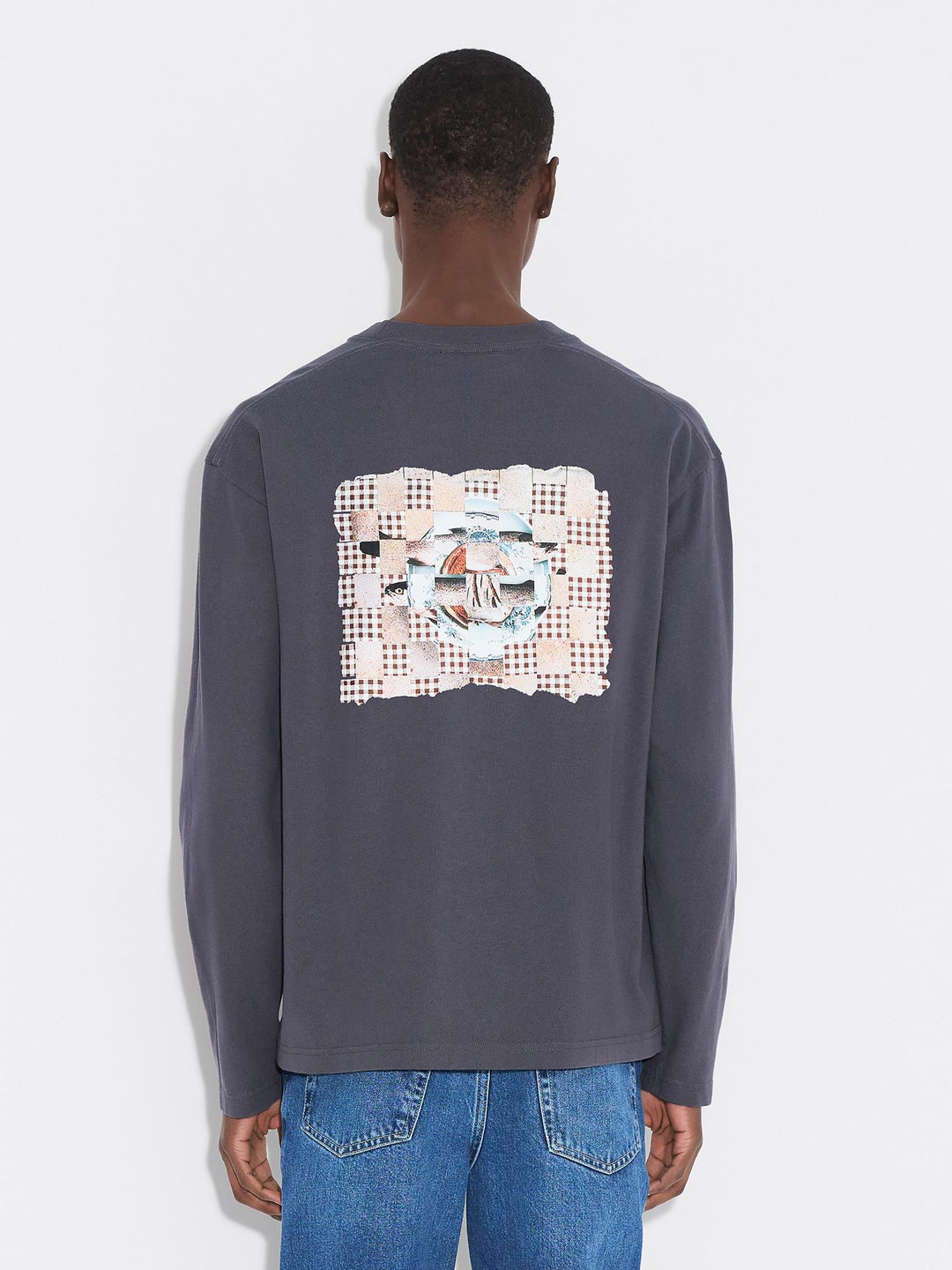 Ranger Gingham Ls  Dk. Grey