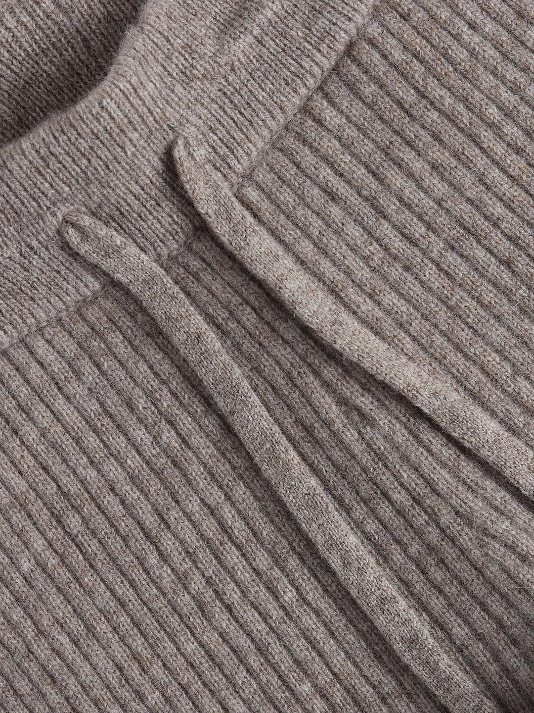 Amara Rib Trousers  Taupe
