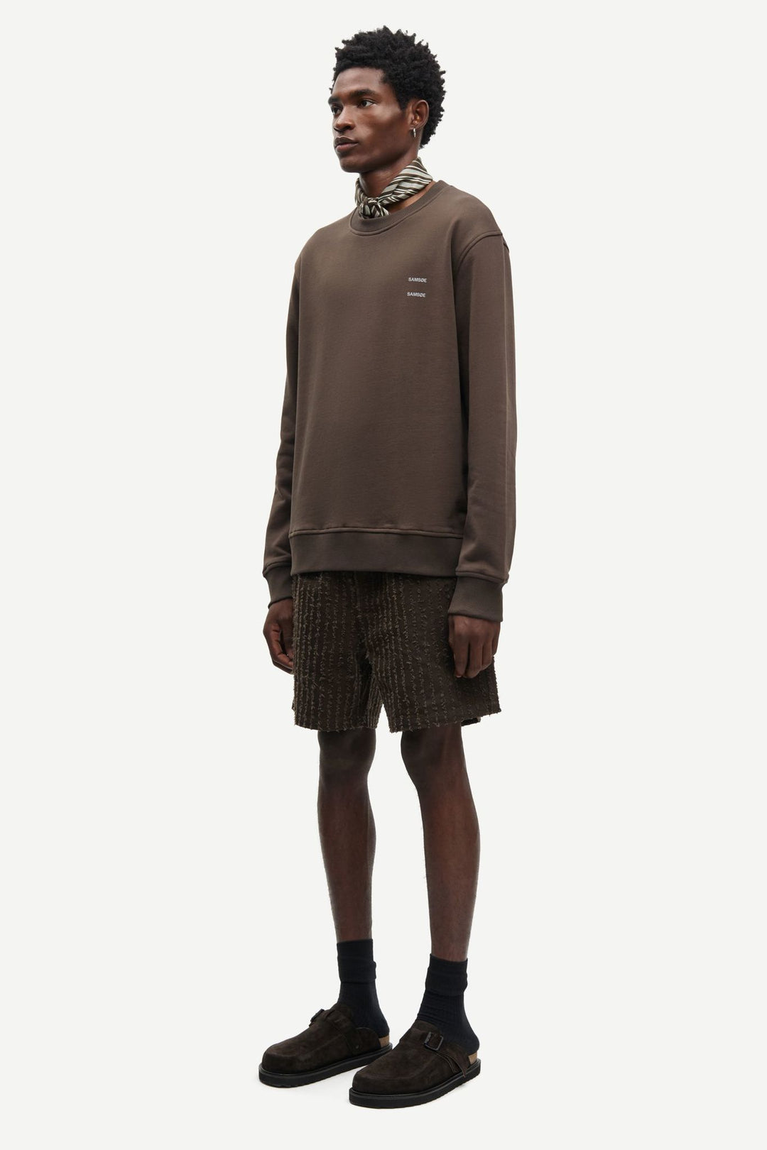 Joel Crew Neck 11414  Turkish Coffee