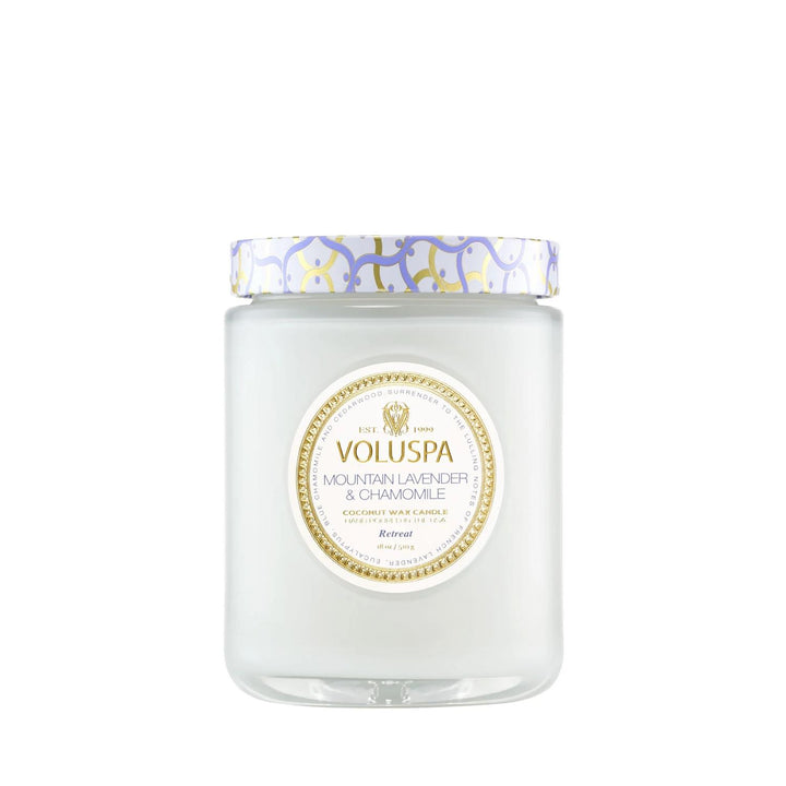 Large Jar Maison Candle, 100 tim 455g  Mountain Lavender & Chamomile