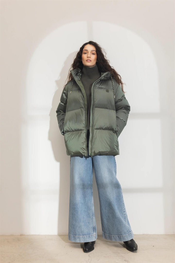 Saga down jacket  Olive