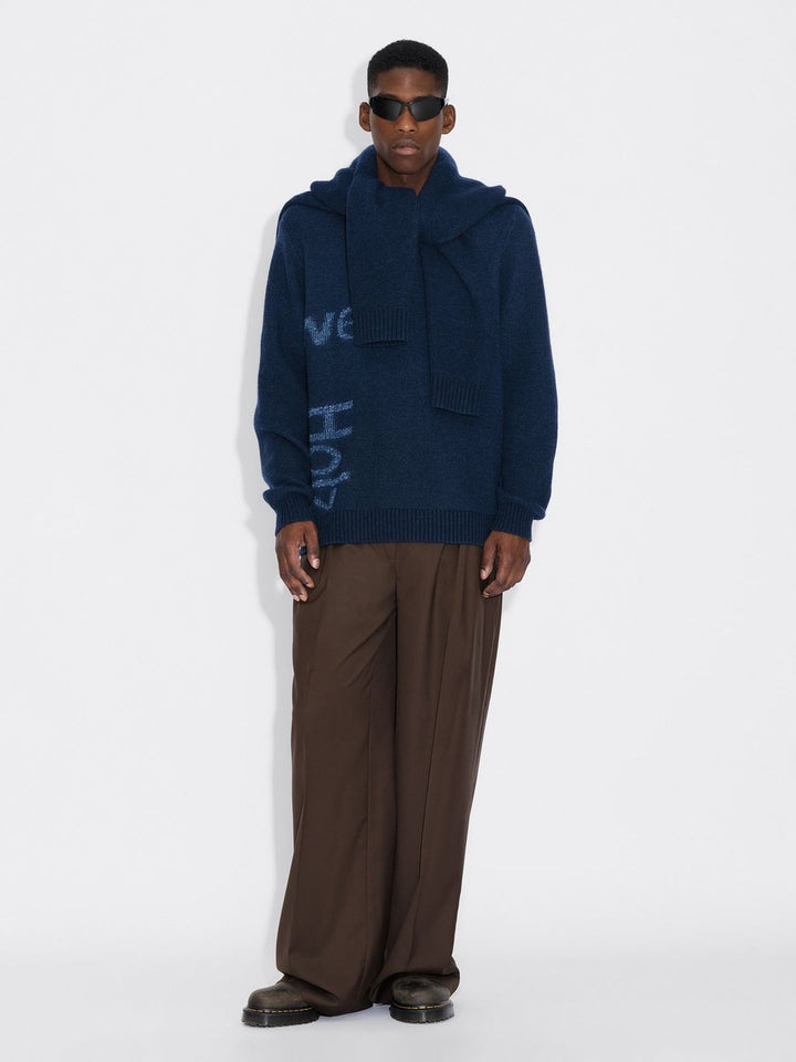 Haza Logo Crew  Blue Mix