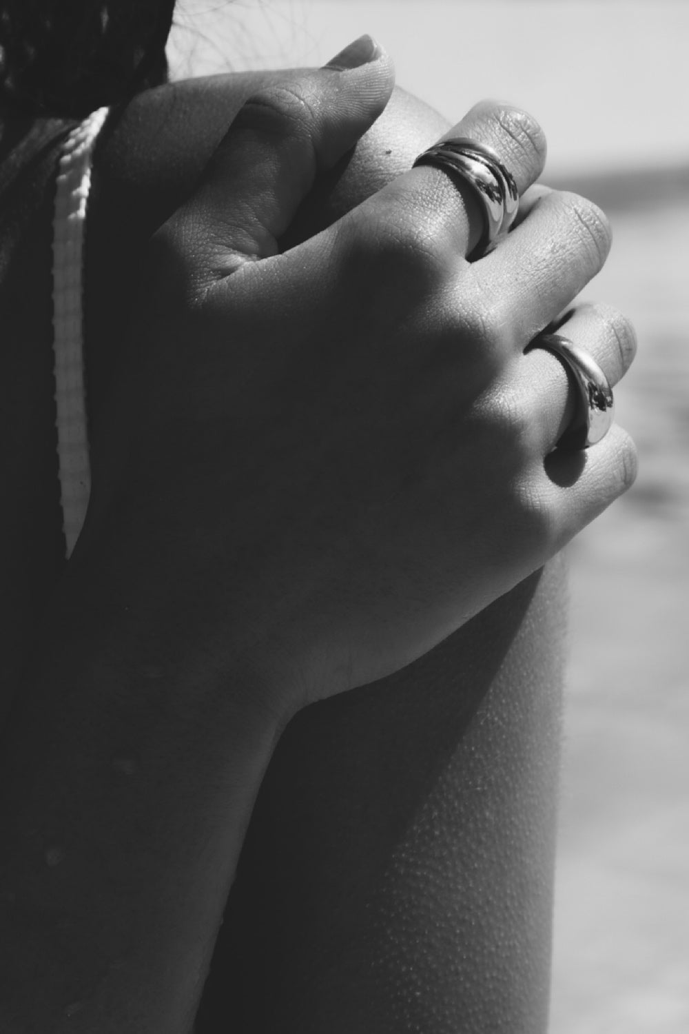 The Curved Ring  Gold