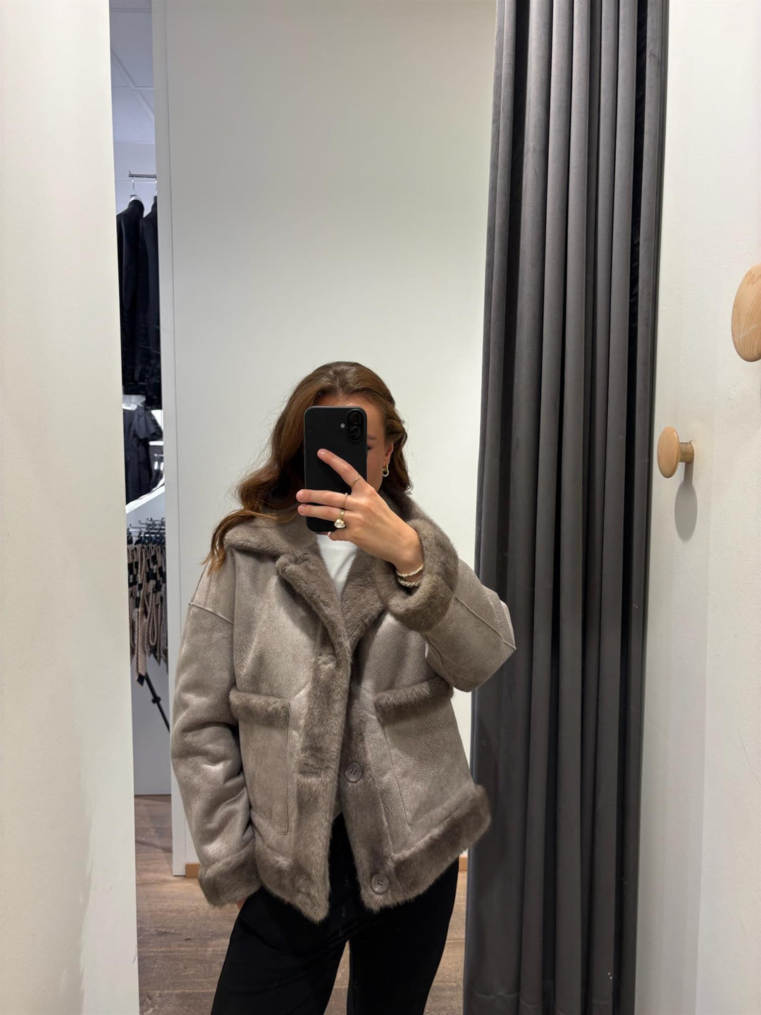 Faje Faux Mink  Pepple