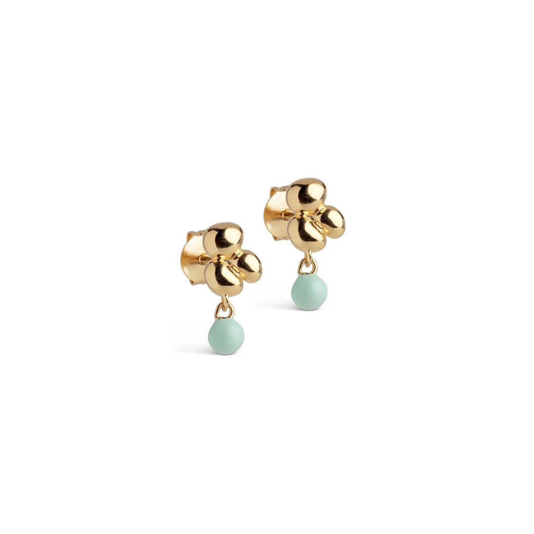 Earrings, Nara Ball  Mint