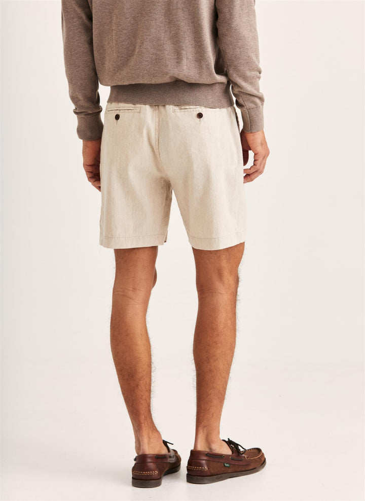 Fenix Linen Shorts  Off White