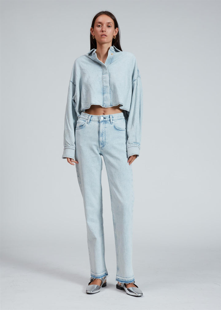 ULTRA FEATHERWEIGHT BEATRICE CROPPED SHIRT  Raquel