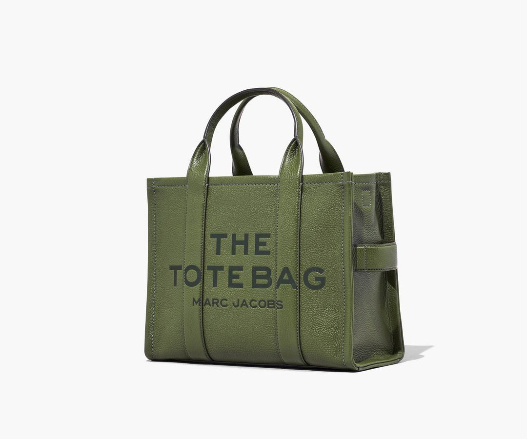 THE MEDIUM TOTE LEATHER  Bronze Green