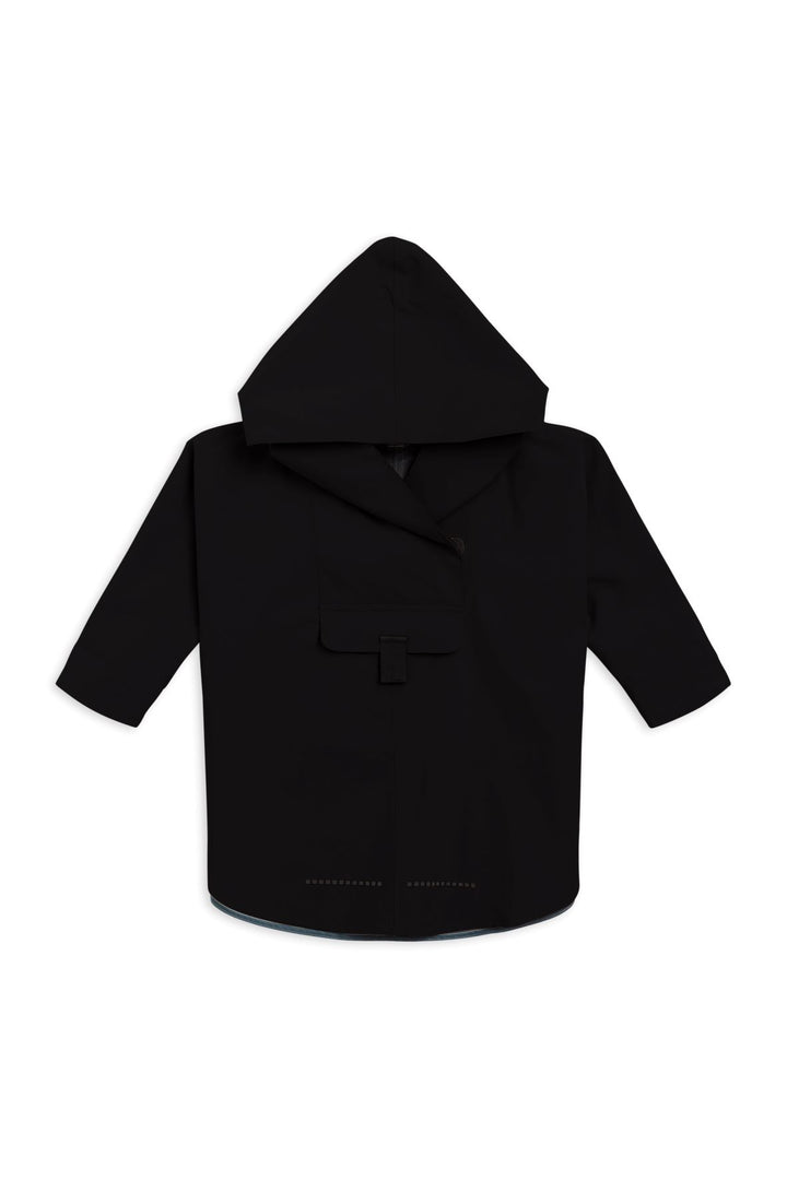 BERGEN MINI PONCHO  Black