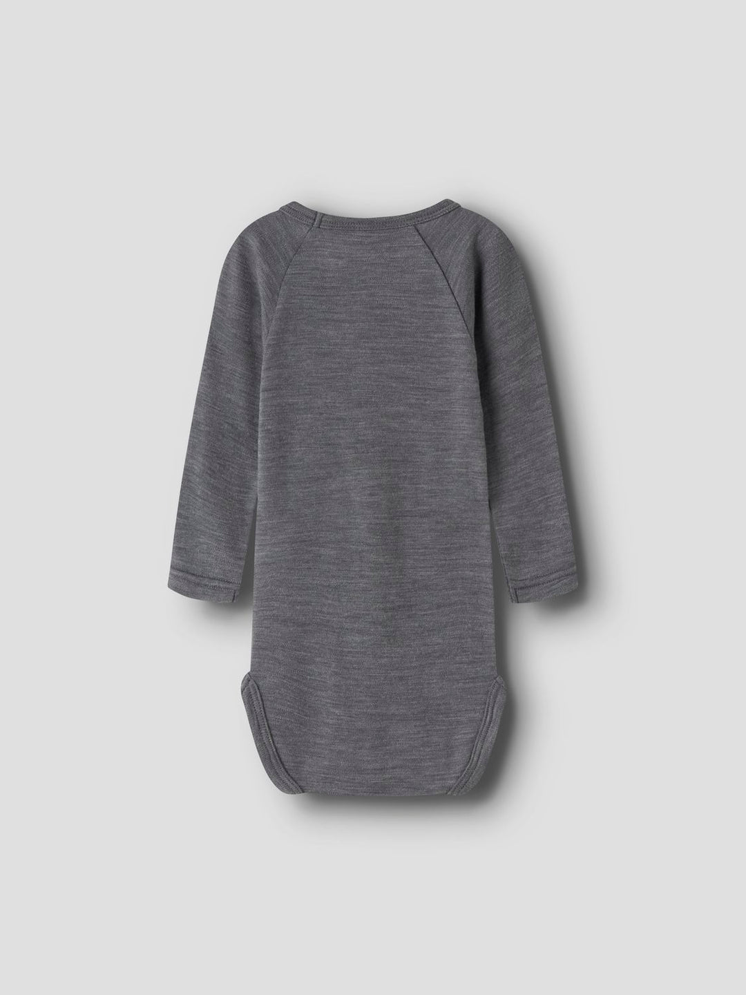 Nester Wool Ls Slim Body  Mørkegrå