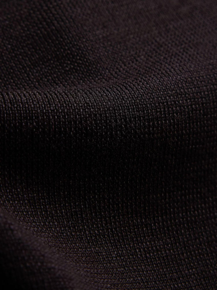 Melly Merino Tee  Dark Brown