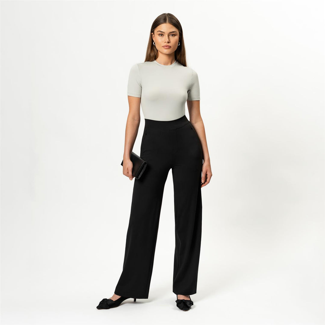Asana Relaxed Straight Pant 32"L  Black